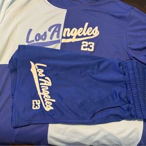 Kids Blue Los Angeles Shorts